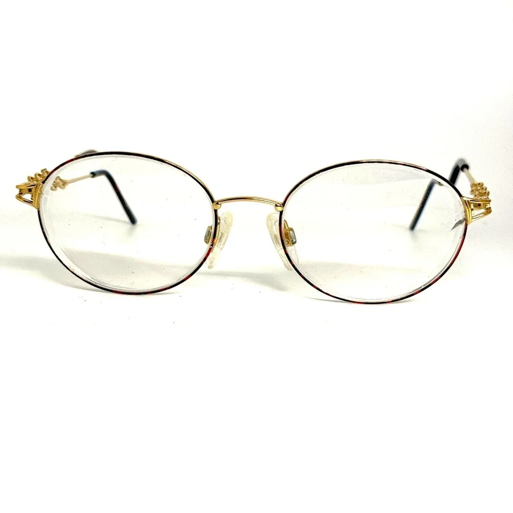 Aristiar 6211‎ Gold Oval Eyeglasses Frames Color 003 135mm Vintage Style